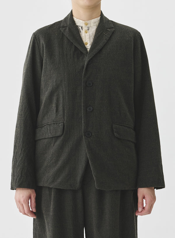 Pas De Calais - Washed Cotton Wool Jacket