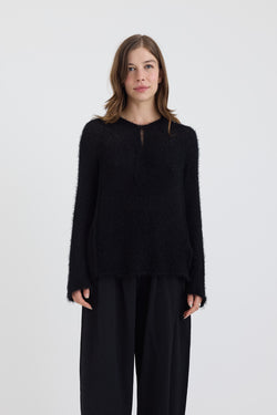 Boboutic - Silk Cashmere Sweater - Black