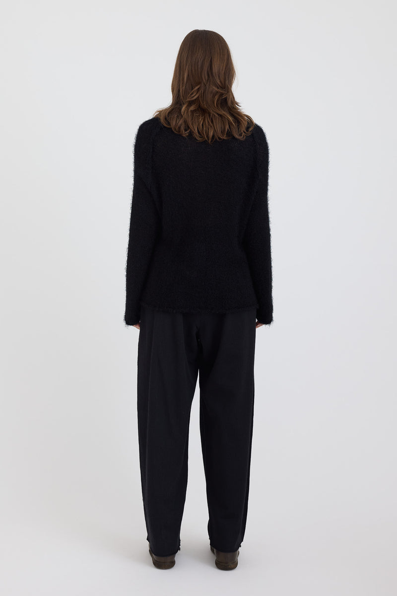 Boboutic - Silk Cashmere Sweater - Black