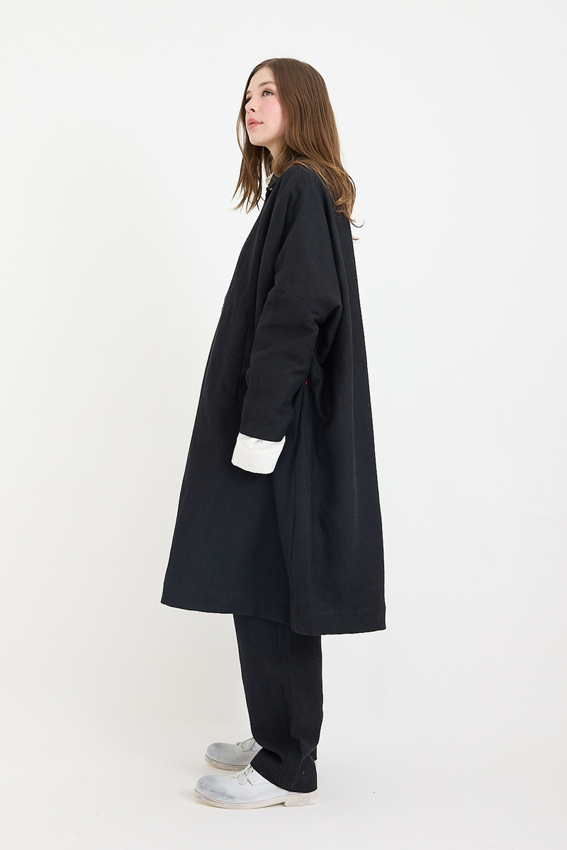 Casey Casey - Atomless Coat - Batavia - Black