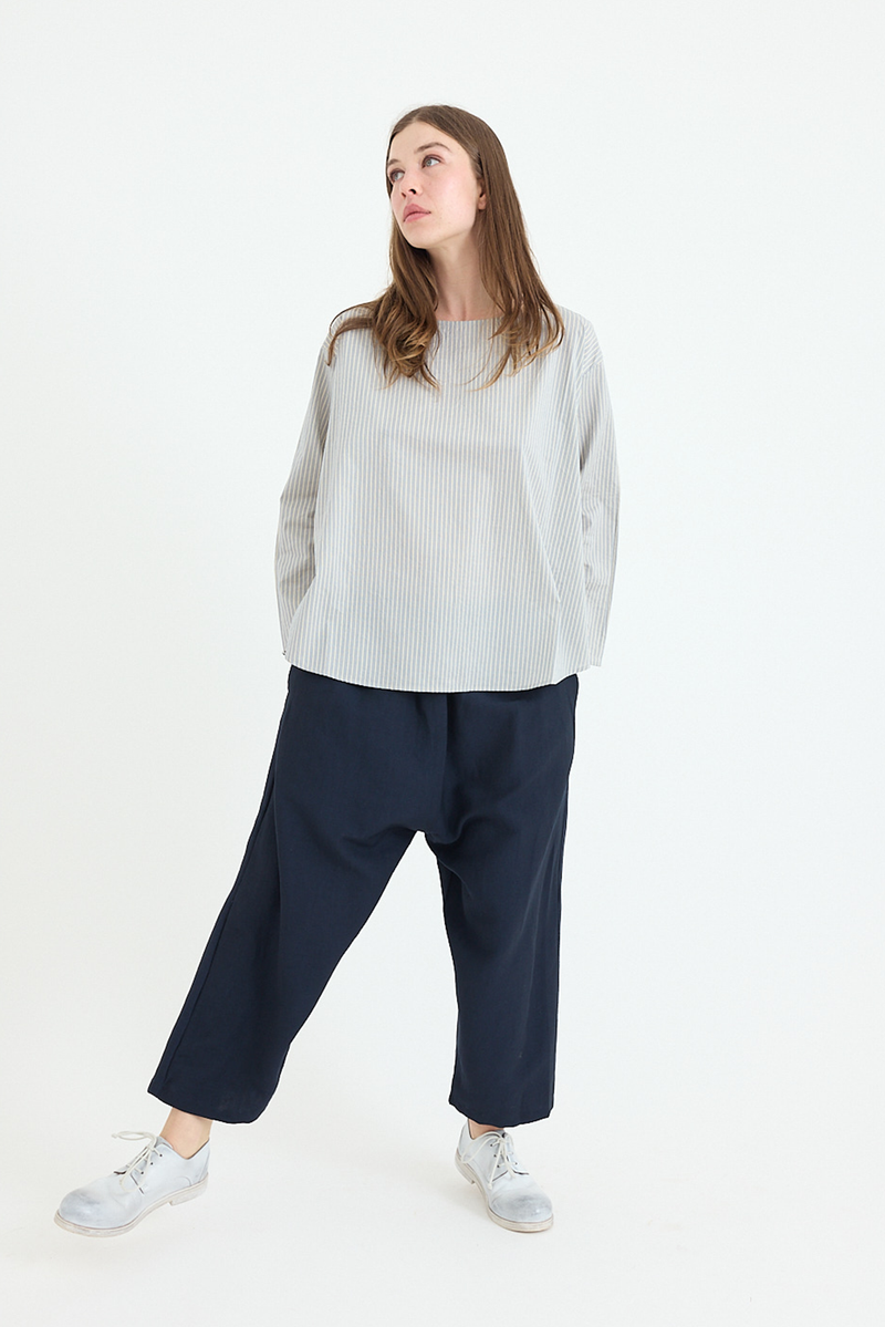 Apuntob - P1899/TS840 -  Linen Trousers