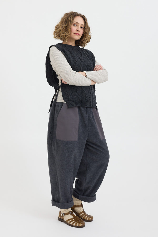 Gauze - Aran Knit String Vest