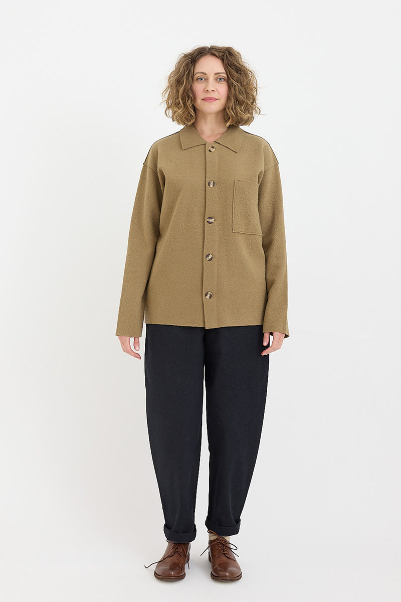 7115 by Szeki - Boiled Wool Shirt