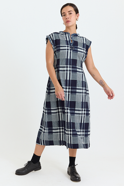 Bukeshla - Lilly Tie Dress - Wide Check