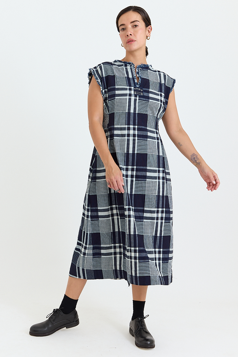 Bukeshla - Lilly Tie Dress - Wide Check