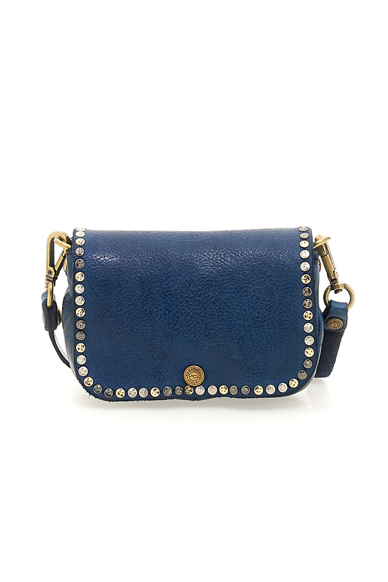 Campomaggi - Crossbody Studs Bag - Sapphire