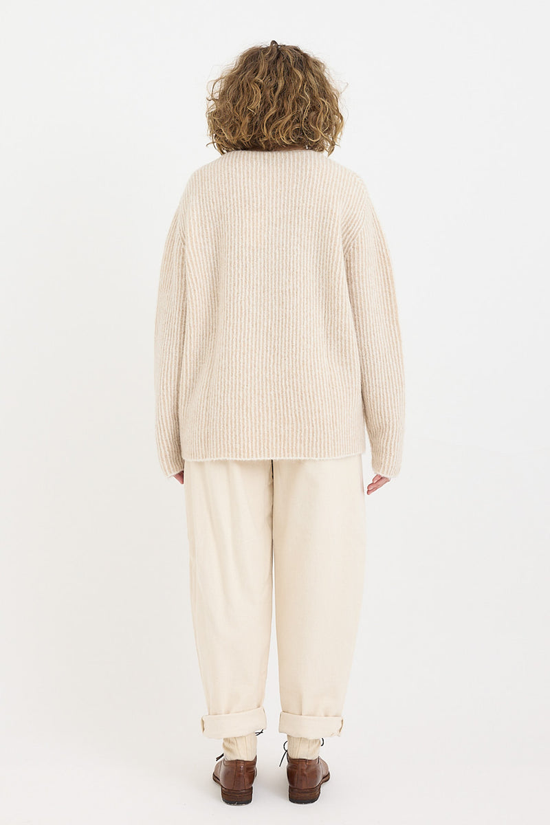 7115 by Szeki - Alpaca Fisherman Knit Jumper