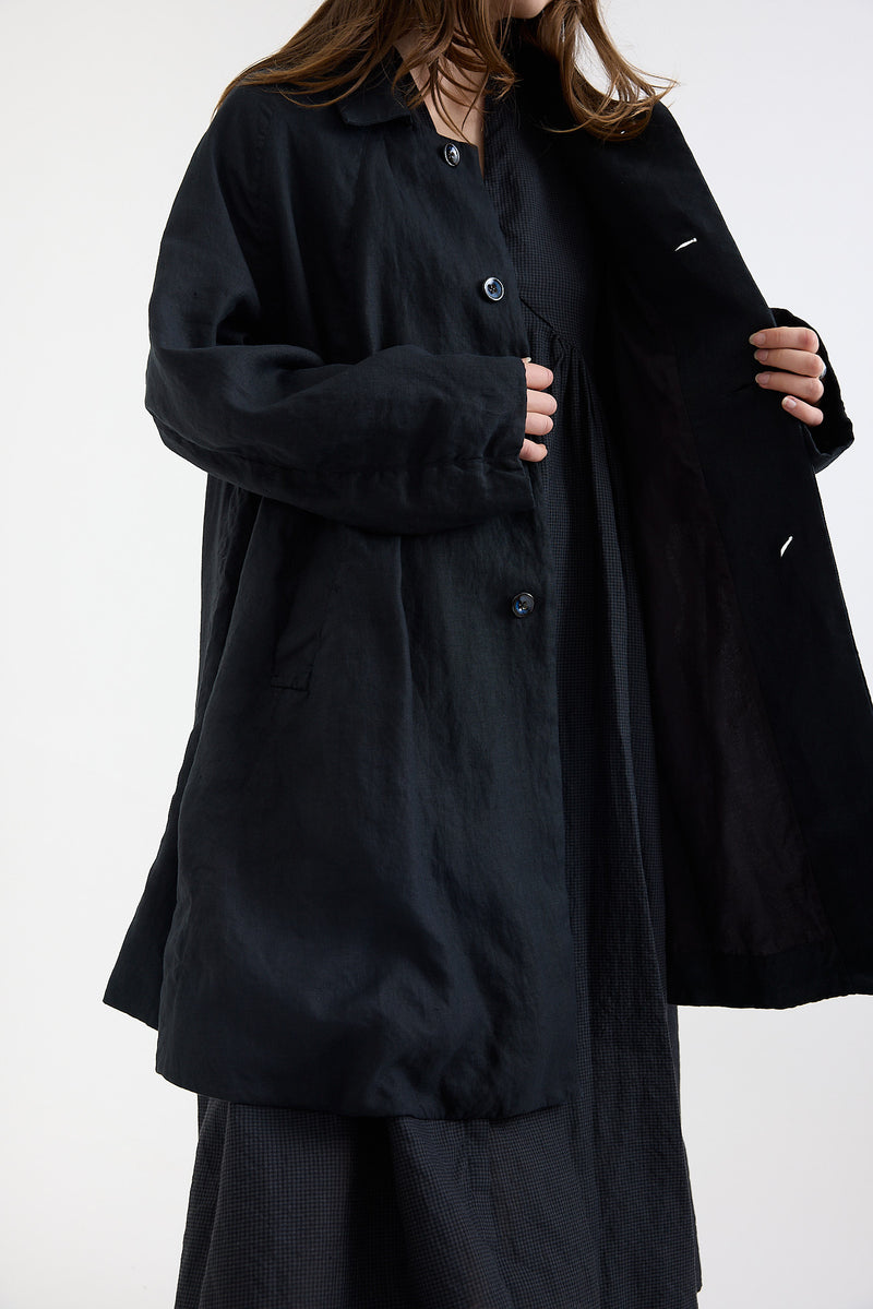 Kaval - Dohcchu coat -Hemp  Black