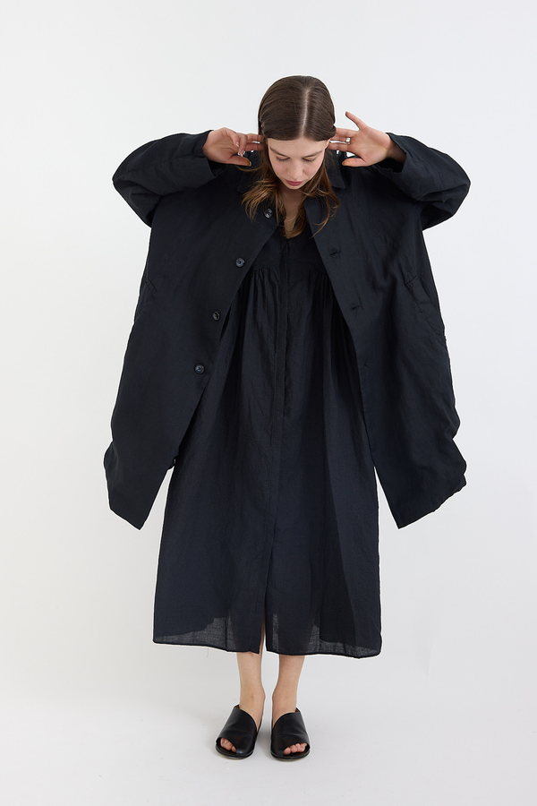 Kaval - Dohcchu coat -Hemp  Black