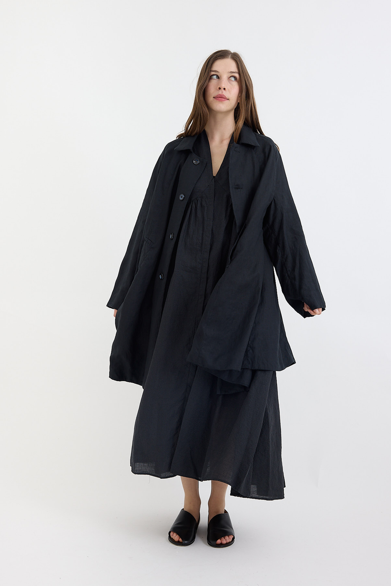 Kaval - Dohcchu coat -Hemp  Black