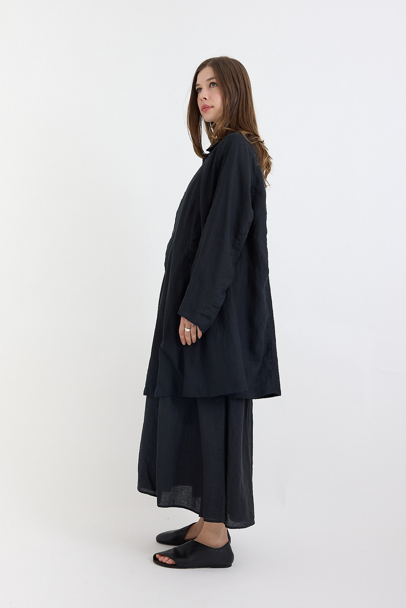 Kaval - Dohcchu coat -Hemp  Black