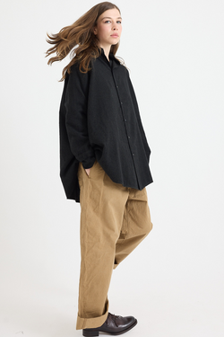 Kaval - Stole Shirt - Black Khaki