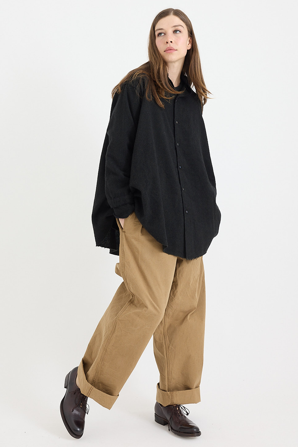 Kaval - Stole Shirt - Black Khaki