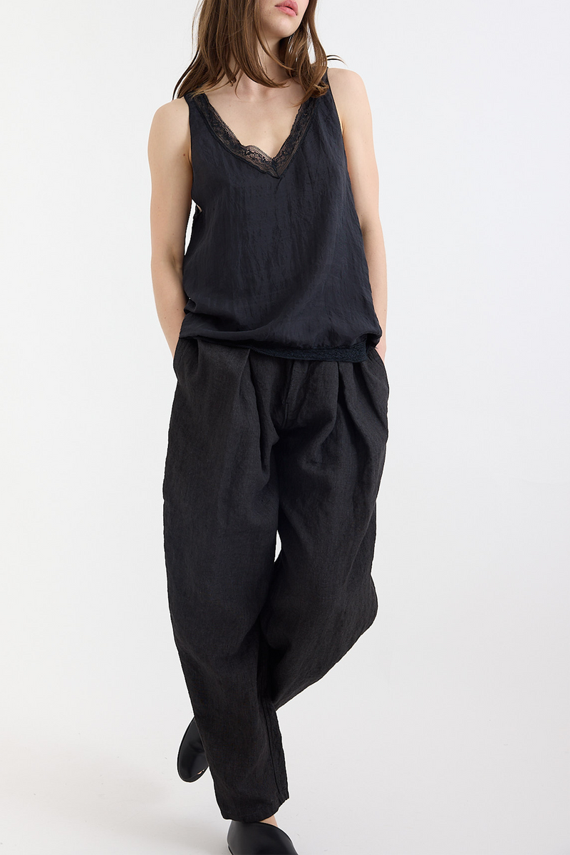 Kaval - V-neck camisole Black