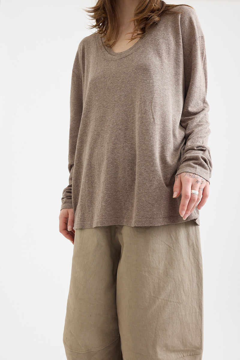 Lauren Manoogian - Long Sleeve U-Neck Tee