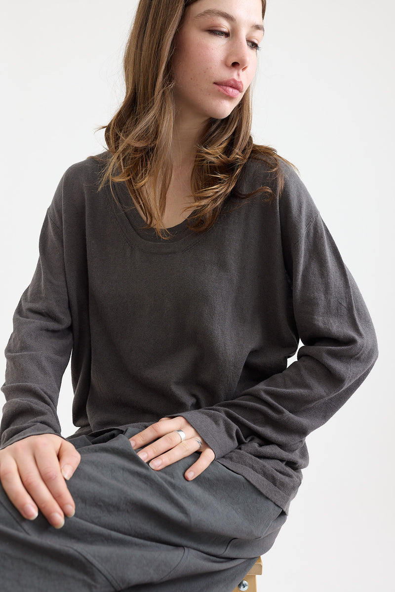 Lauren Manoogian - Long Sleeve U-Neck Tee