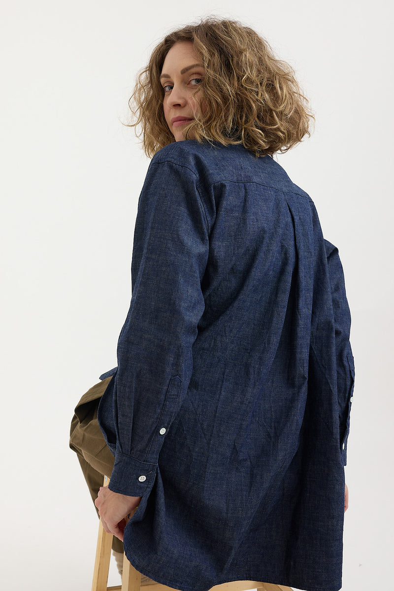 Gauze + Laboratory - Militaria Denim Shirt