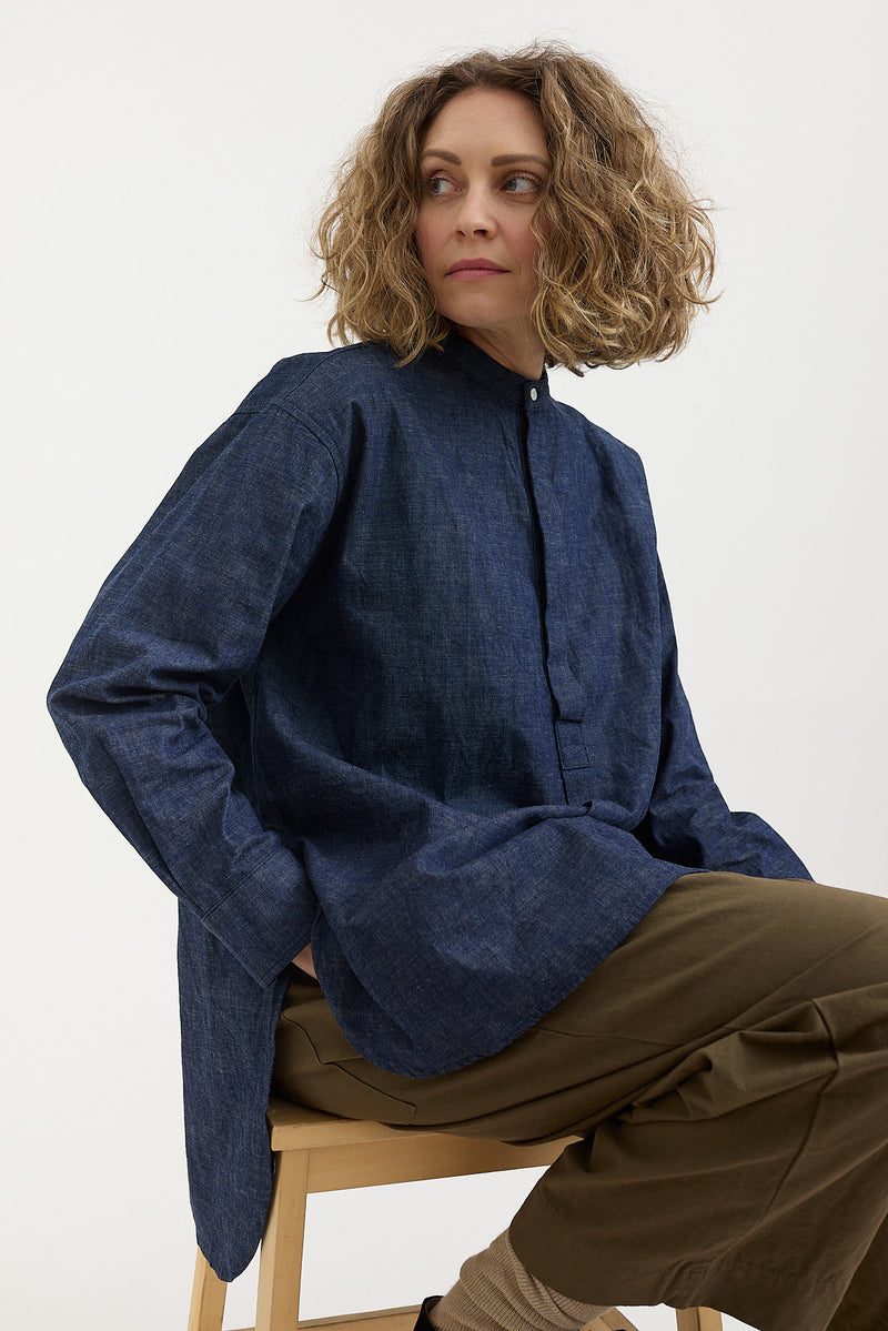 Gauze + Laboratory - Militaria Denim Shirt