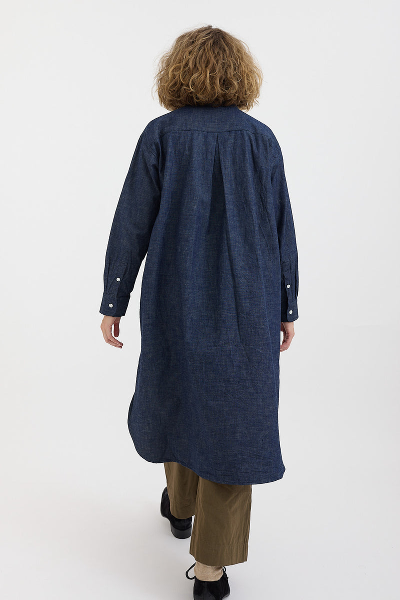 Gauze + Laboratory - Militaria Denim Tunic Shirt