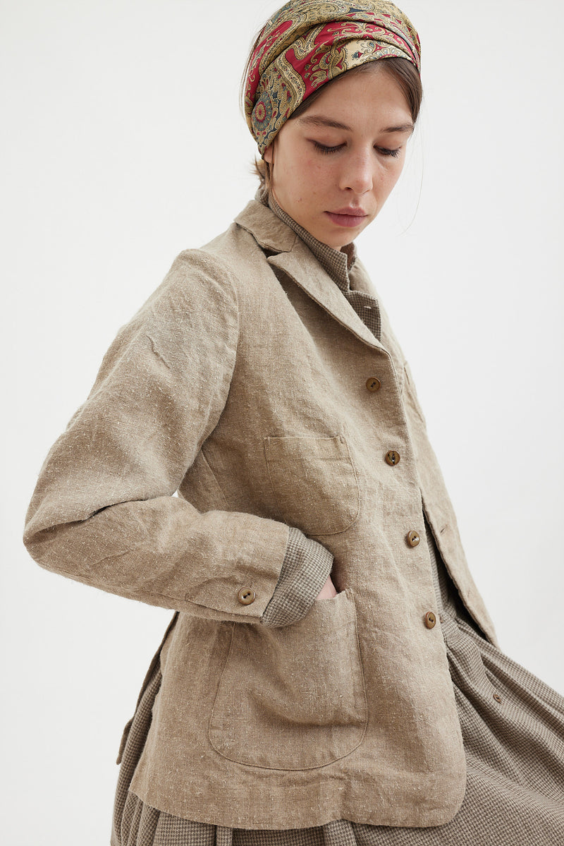 Kaval - Vintage Linen New Simple Jacket