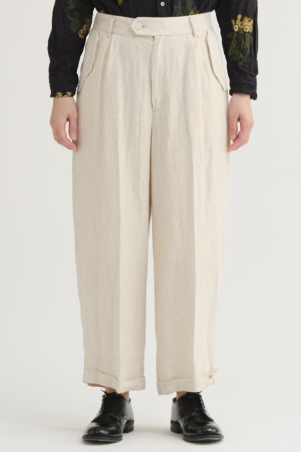 Pas de Calais - L/H Canvas Center Crease Pants