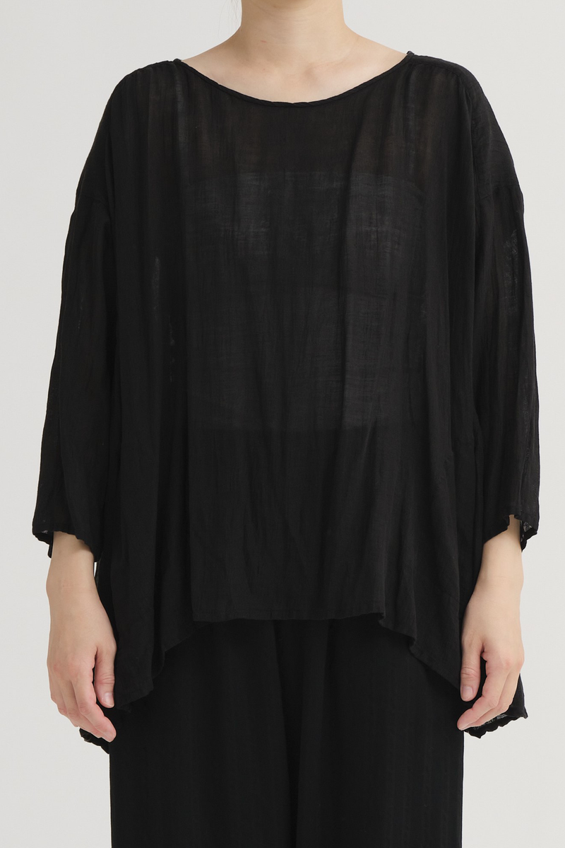 Pas de Calais - Voluminous Blouse - Black