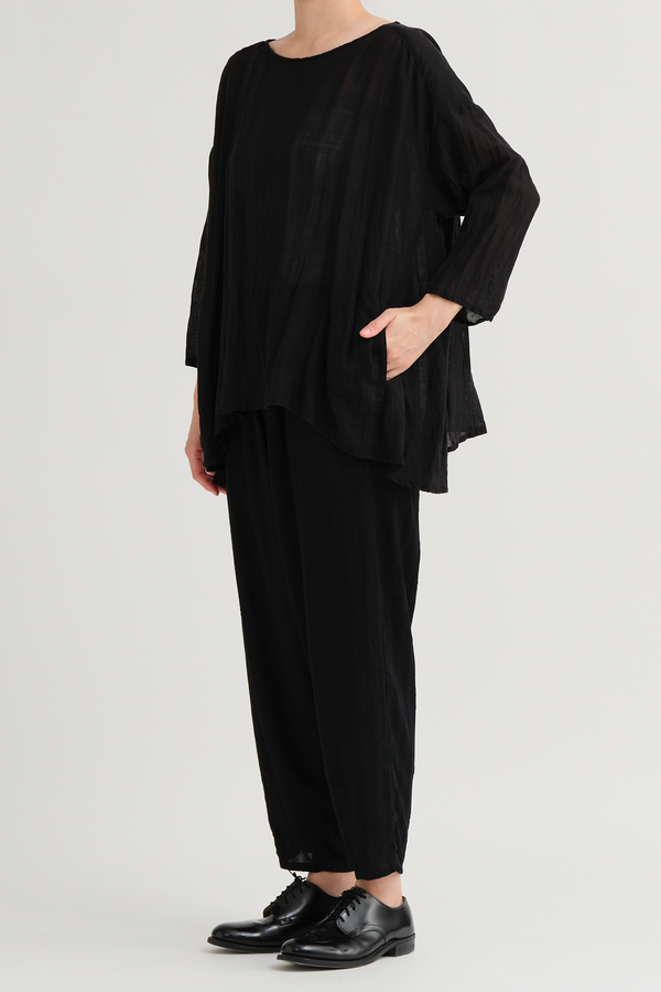 Pas de Calais - Voluminous Blouse - Black