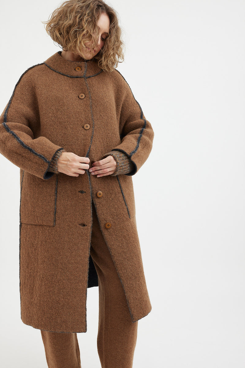 Boboutic - Round Neck Coat