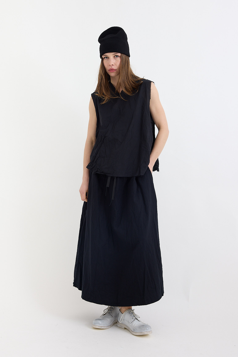 SCHA - Two Pocket Skirt - Black