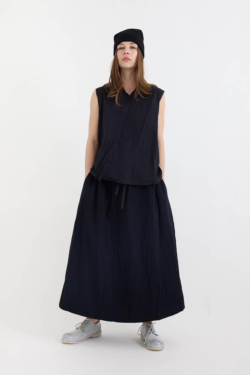 SCHA - Two Pocket Skirt - Black