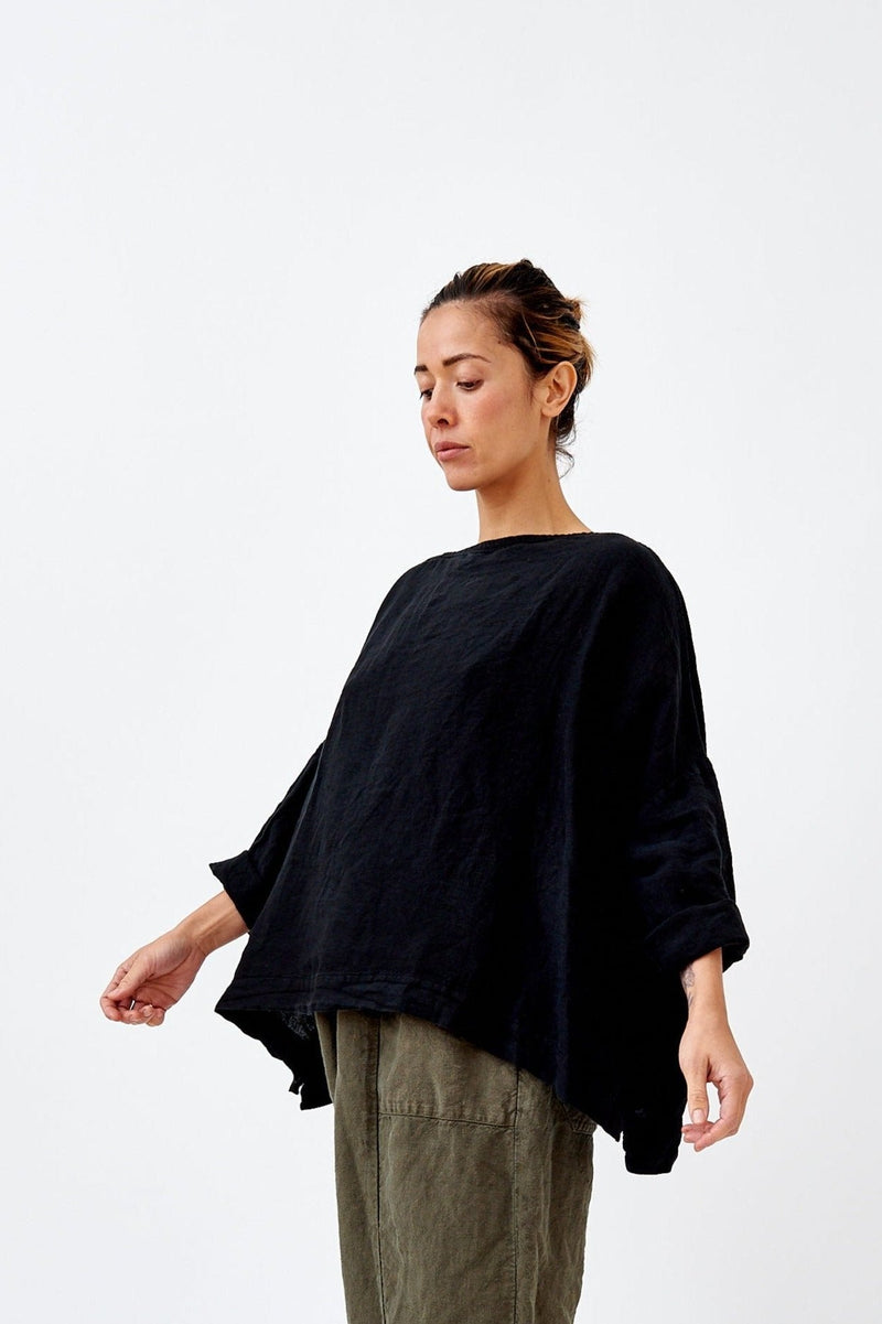 Metta - Sailor Boxy Top - Light Linen