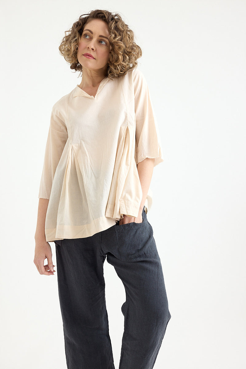 Sula - Double Pleat Top