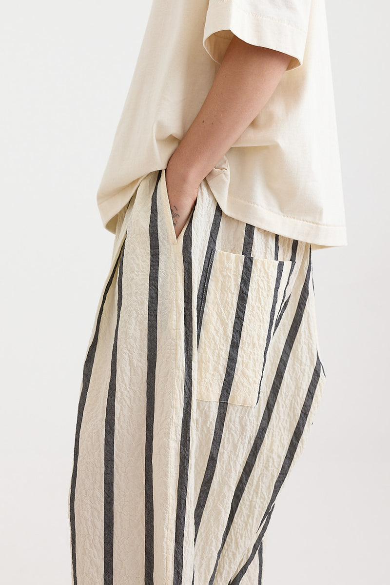 Toogood - The Baker Trouser / Bold Stripe -  Flint/Raw