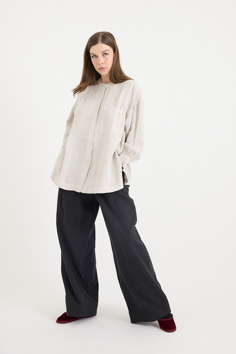 Toast - Cotton Wool Pleat Front Trousers