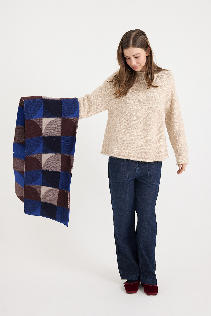 Toast - Colour Block Wool Scarf