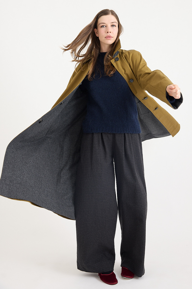 Toast - Reversible Cotton and Wool Coat