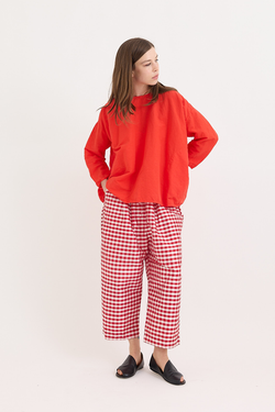 Veritecoeur - Dupion Silk Check Pants