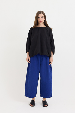 Veritecoeur - Garment Dyed Tuck Pants