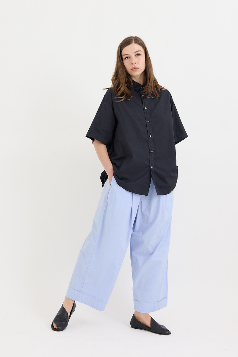 Veritecoeur - Unisex Shirring Tuck Pants