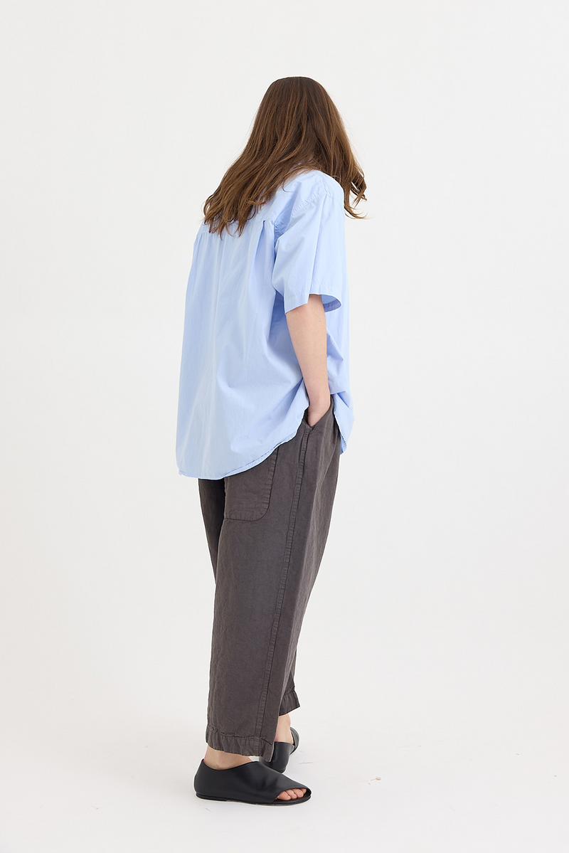 Veritecoeur - Garment Dyed Tuck Pants