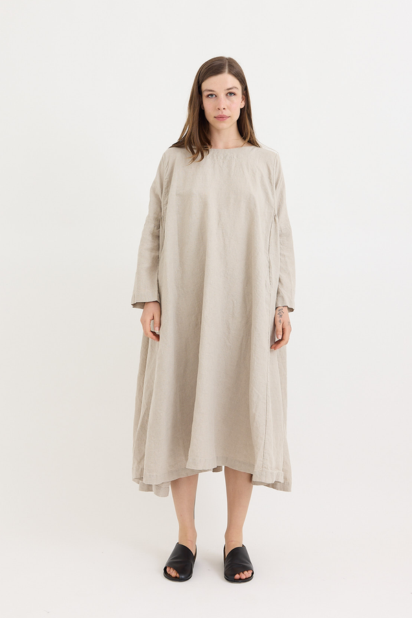 Veritecoeur - Linen Side Gathered Dress