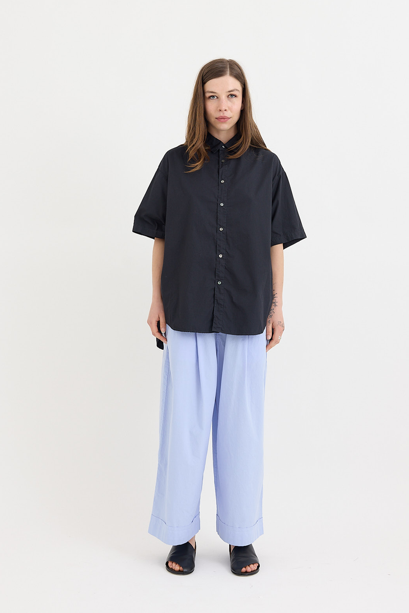 Veritecoeur - Unisex Shirring Tuck Pants