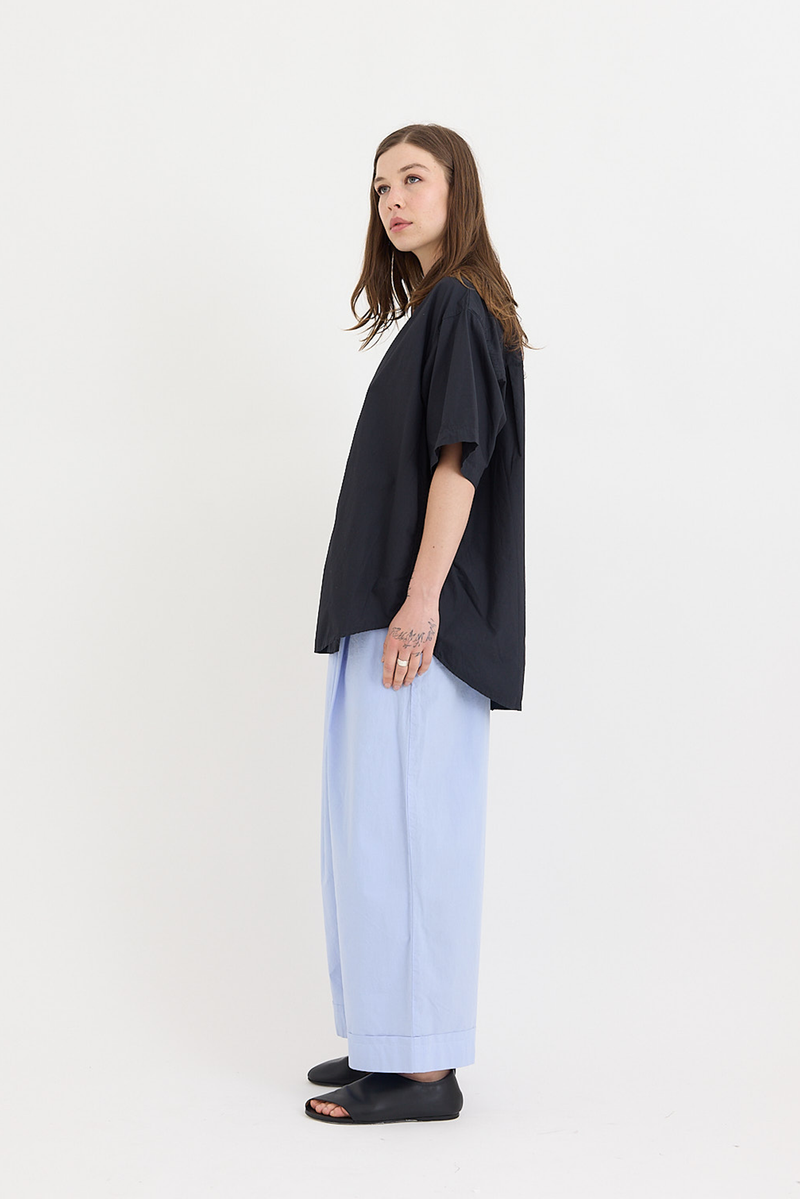 Veritecoeur - Unisex Shirring Tuck Pants