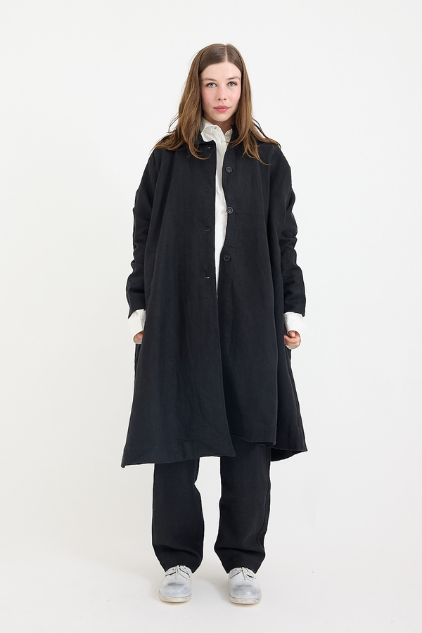 Casey Casey - Atomless Coat - Batavia - Black