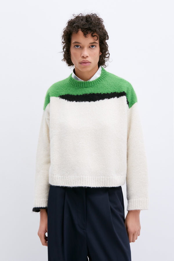 Cordera - Alpaca Suri Sweater Bright Green