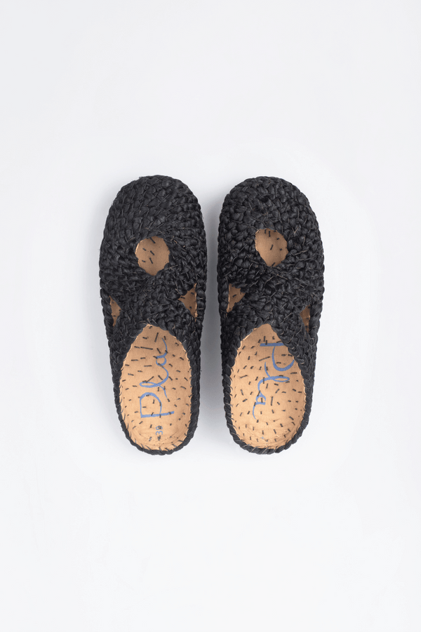 PLA Jute Shoe - Illetes Black