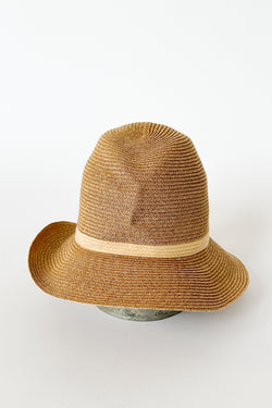 Mature Ha - Boxed Hat 7cm brim switch colour line